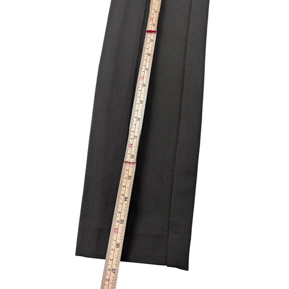 H&M Womens Olive Trousers XS Viscose Blend Straight Leg Made In Bangladesh - Picture 4 of 11